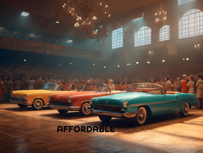 Vintage Cars Showcase in Grand Ballroom