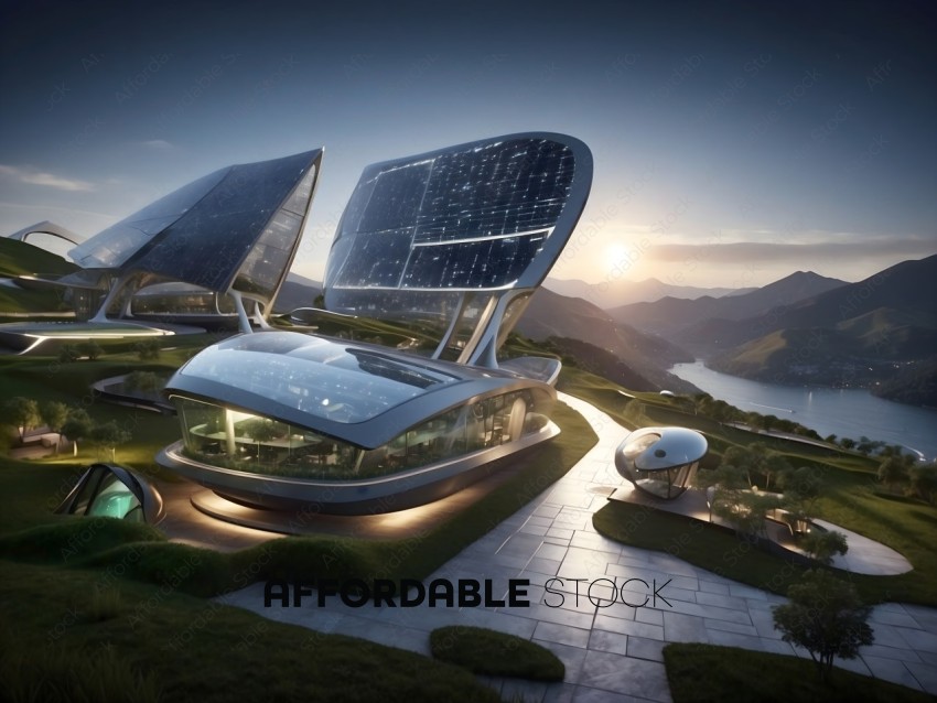 Futuristic Eco-Friendly Architecture Concept