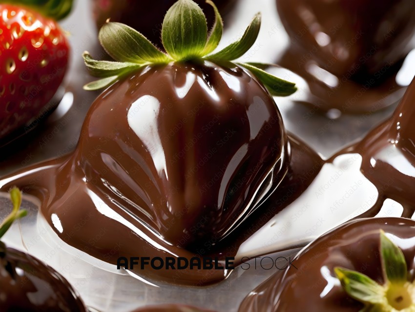 Chocolate Desserts with Strawberries