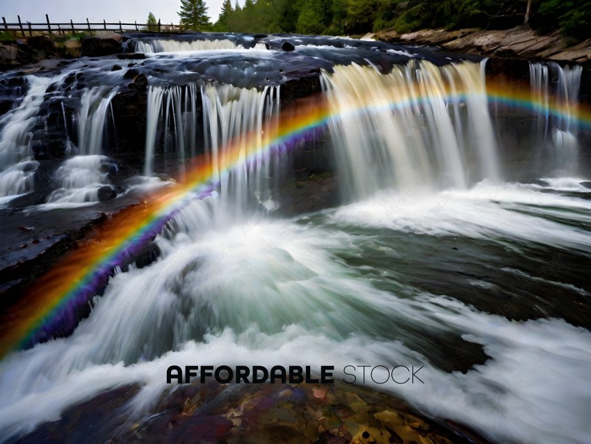 A Rainbow Waterfall