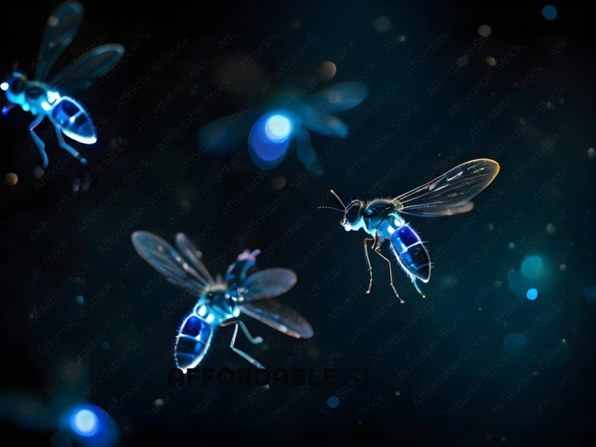 Blue Lights and Blue Flies
