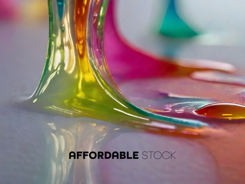 A close up of a glass of colored liquid