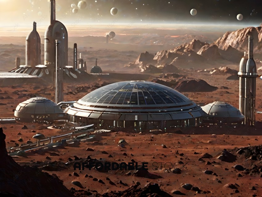 Ancient Alien City on Mars