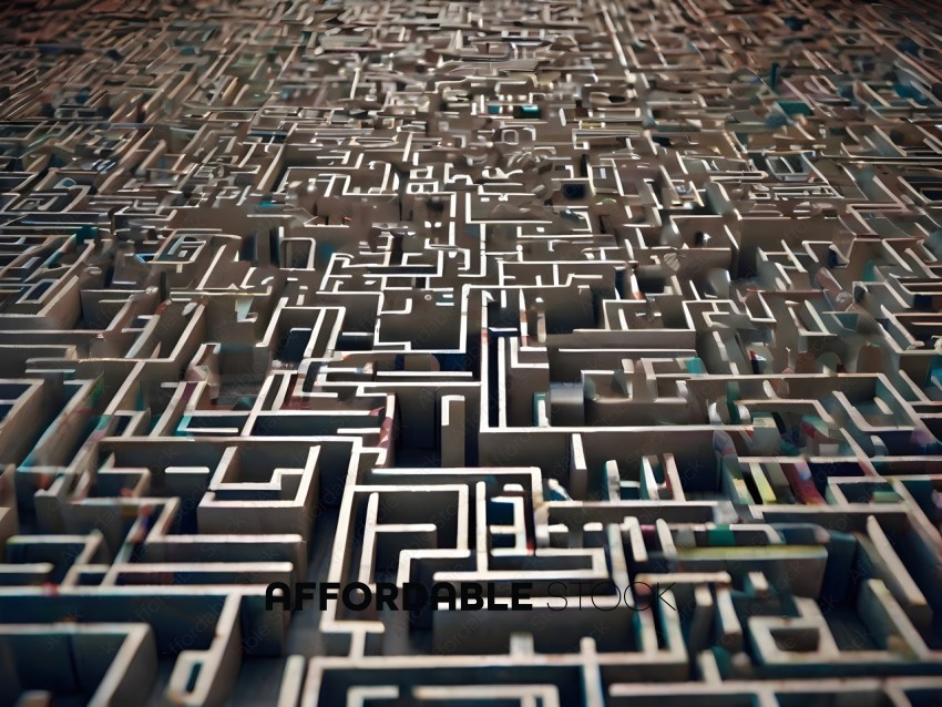 A maze of interconnected rooms