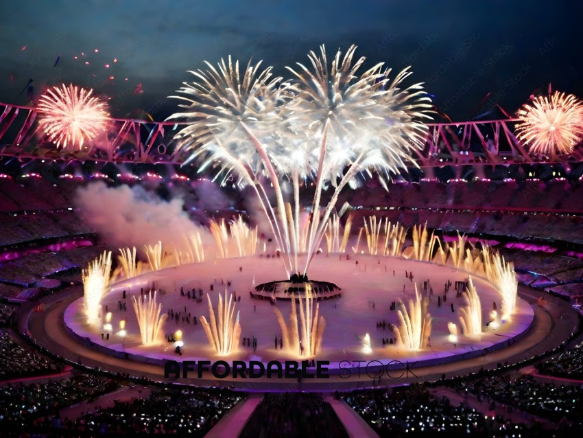 Fireworks at the Olympics