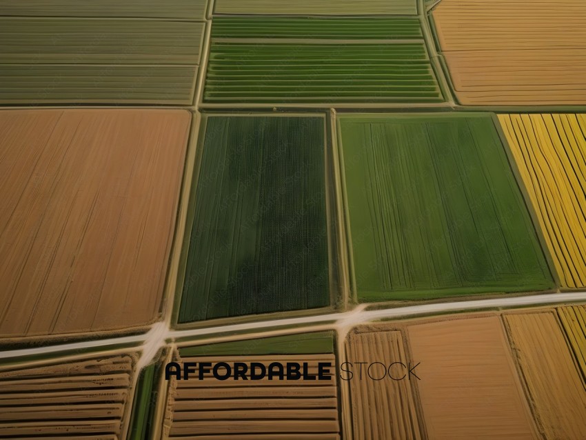 A close up of a field of crops
