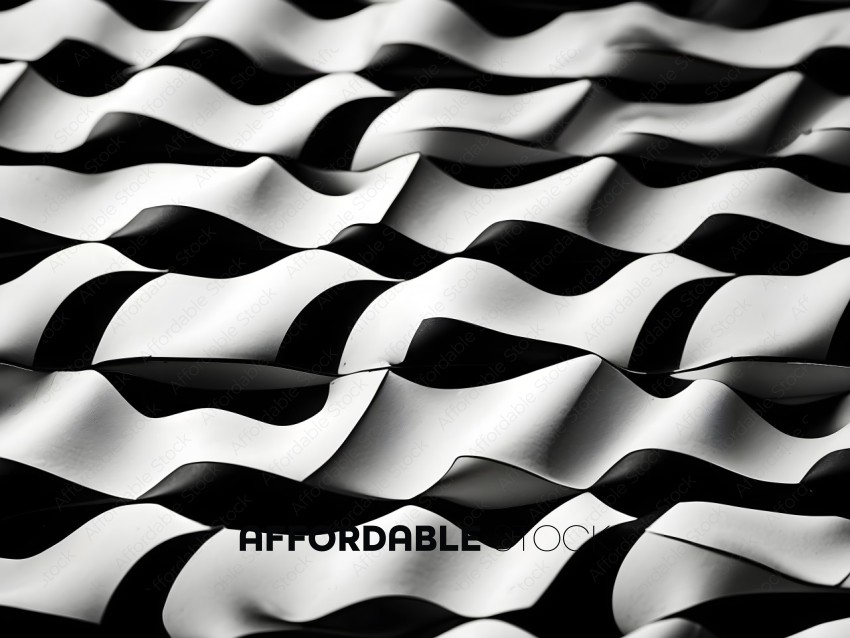 Black and White Patterned Fabric