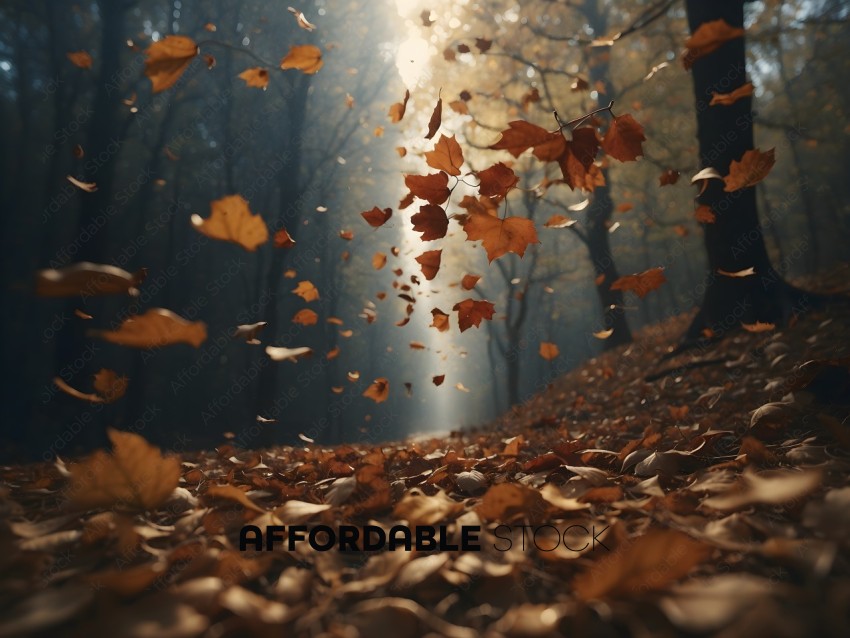 Leaves Falling in the Forest
