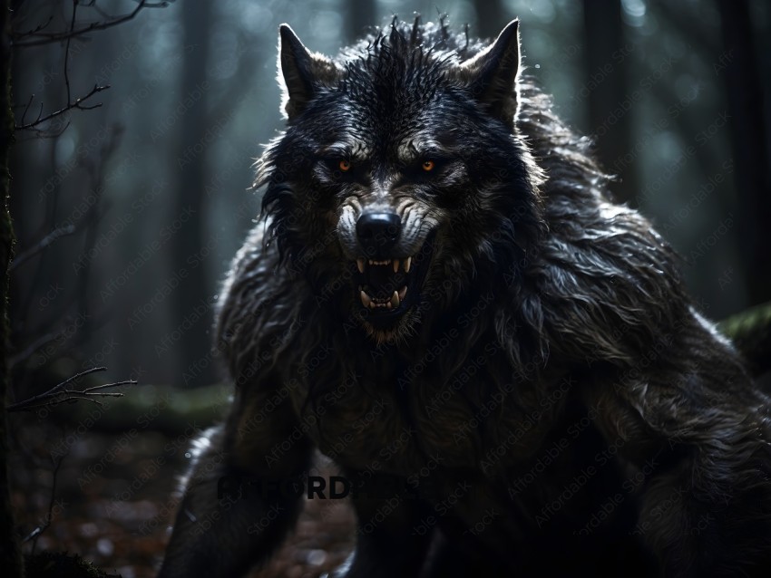 A Werewolf's Face