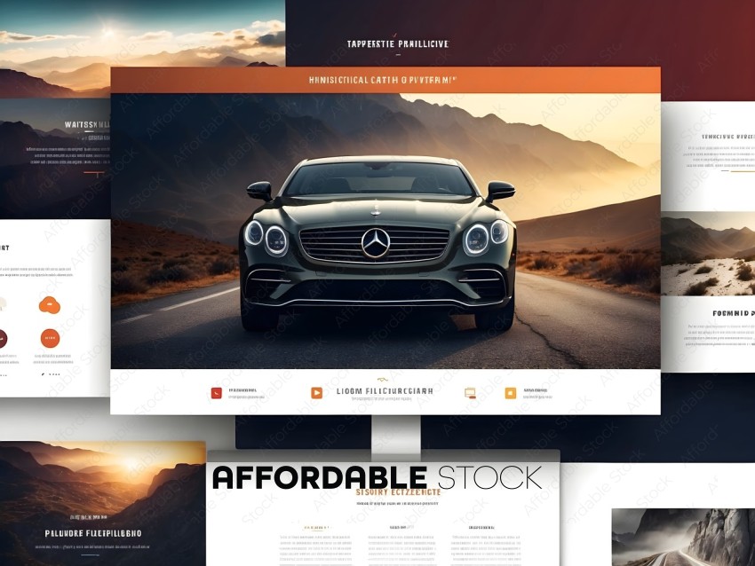 Mercedes Benz Website Design