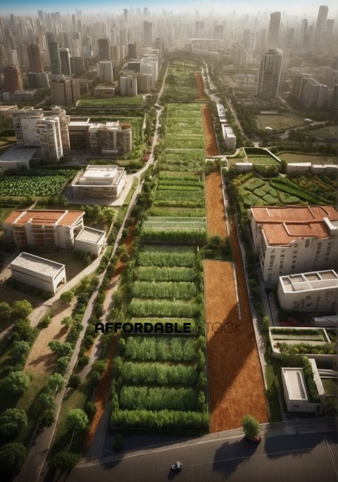 Urban Farming Amidst Skyscrapers