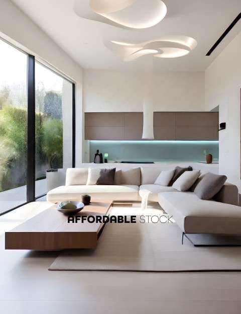 Modern Living Room Interior with Elegant Design
