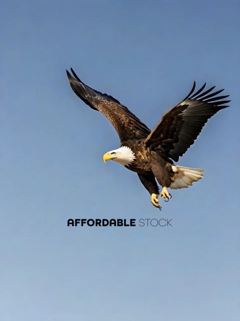 Bald Eagle Flying in the Sky
