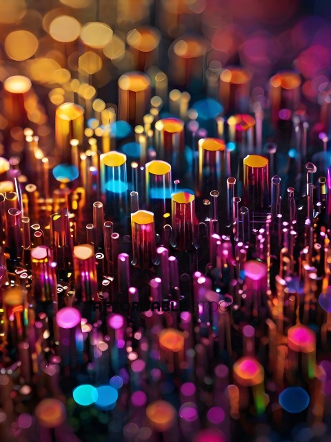 Colorful Lights in a Group