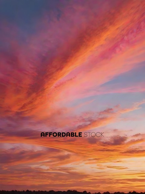 Pink and Orange Clouds in the Sky