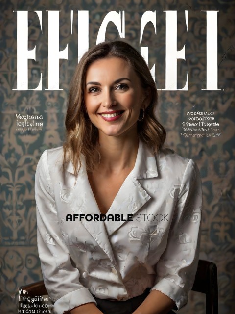 Elle Magazine Cover Model Smiling