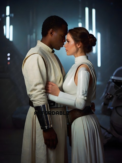 A Star Wars Couple in Costume