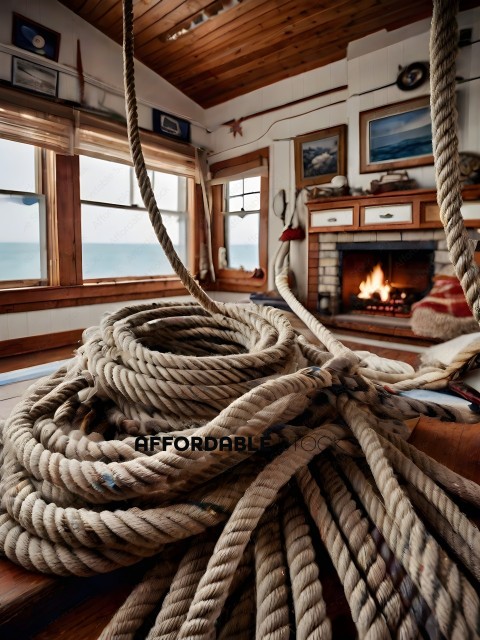 Rope and Twine in a Room