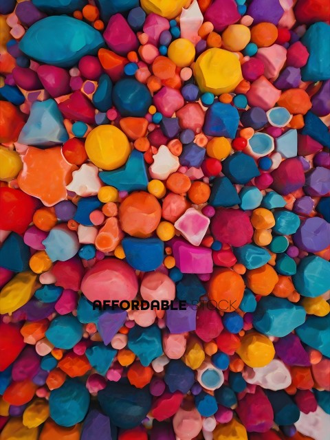 Colorful Painted Rocks
