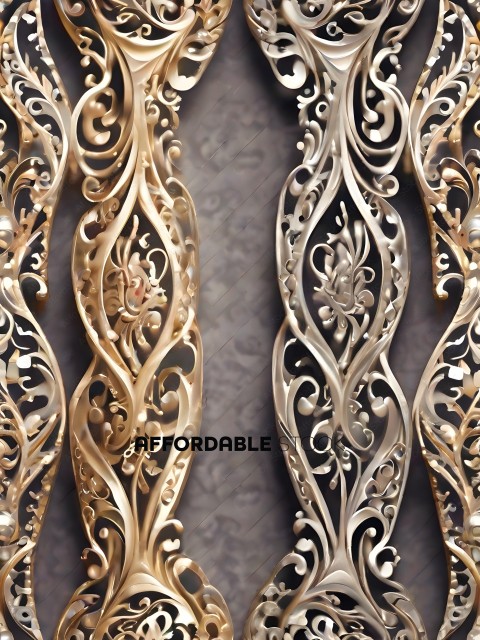 Gold and Silver Decorative Designs