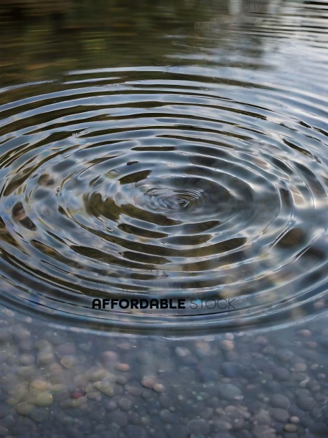 Ripples in a body of water