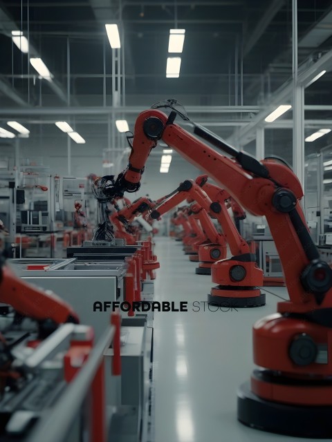 Red Robots in a Factory
