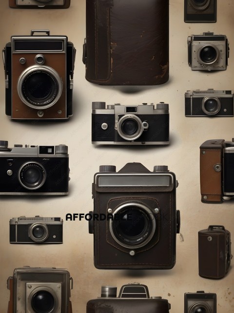 Vintage Cameras in Various Styles