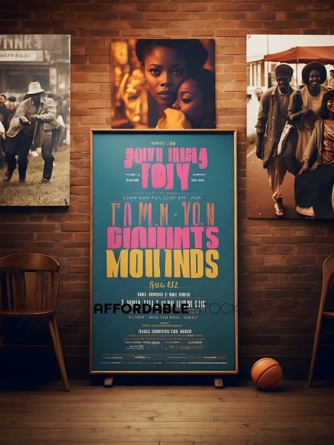 A poster for a play called "Tammin-Yon Giants Moindds"