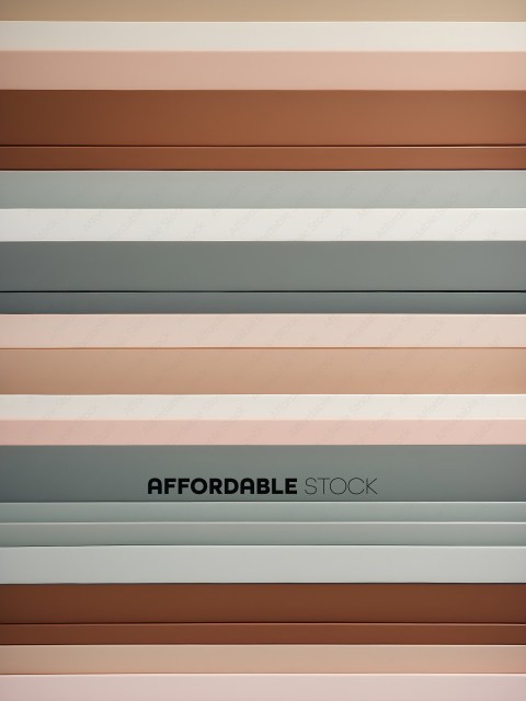 A row of six different colored boards