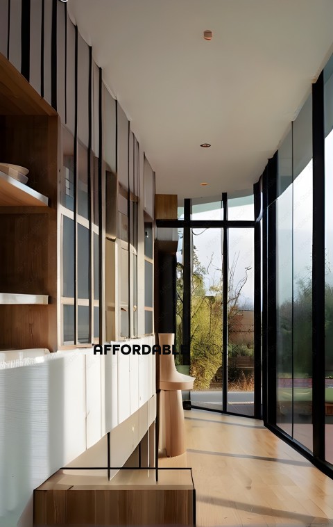 Modern Interior Design with Large Windows