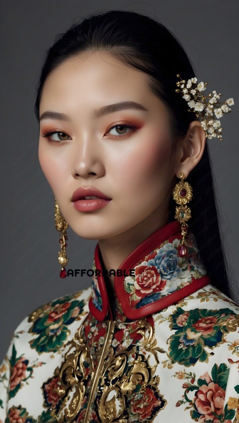 Traditional Asian Bridal Makeup and Attire