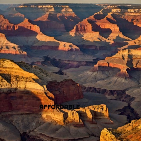 A breathtaking view of the Grand Canyon