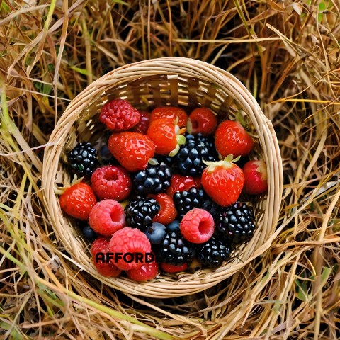 A Basket of Fresh Fruit