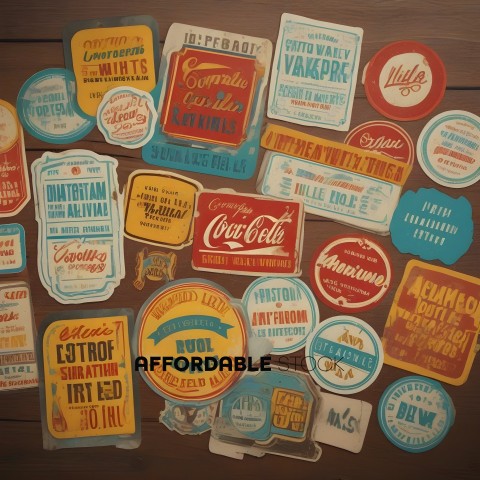 Vintage Coca Cola Stickers