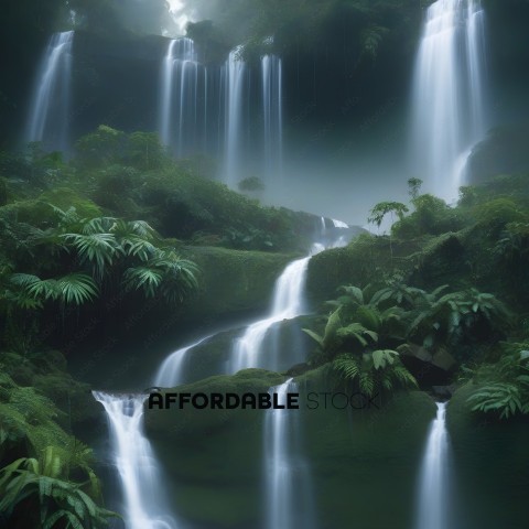Waterfall in the Jungle
