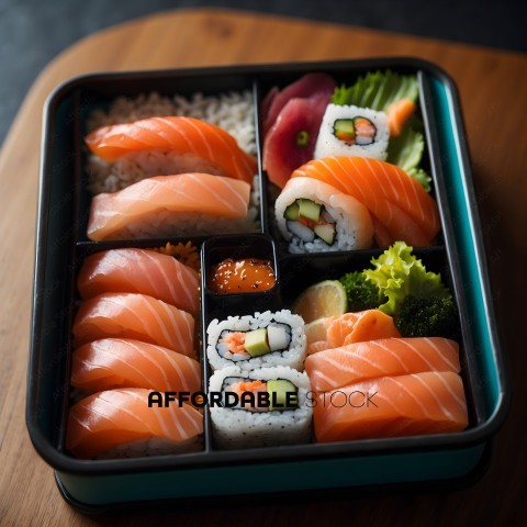 A Bento Box of Sushi